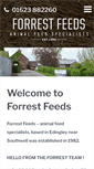Mobile Screenshot of forrest-feeds.co.uk